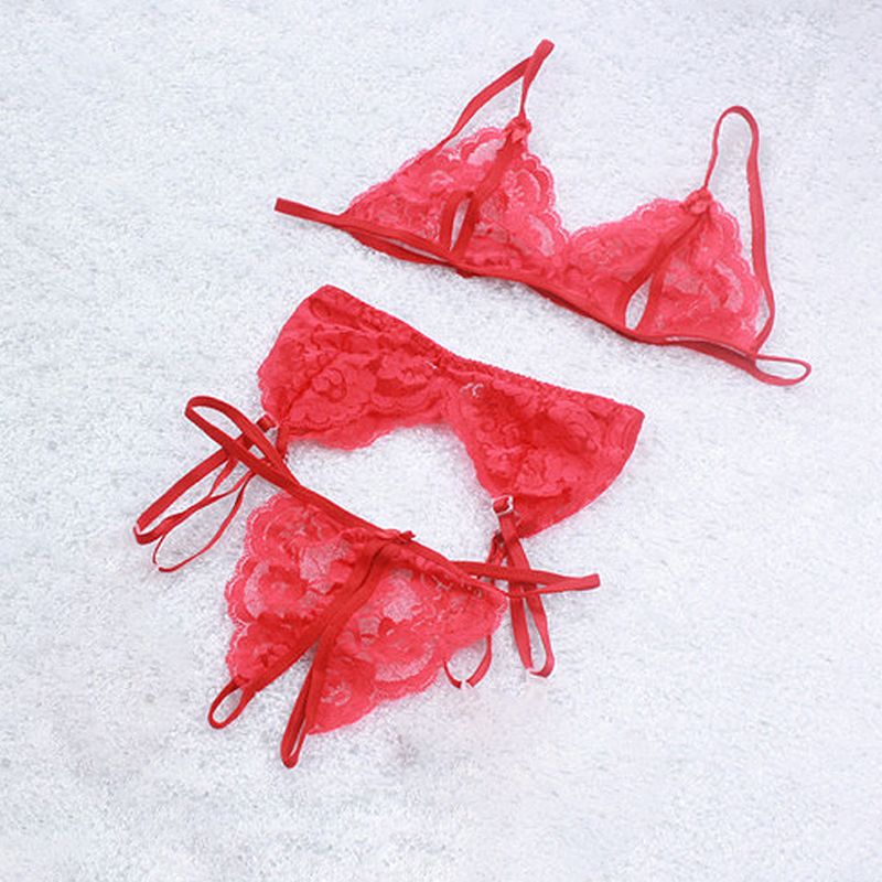 1 Set Women's Lace Lingerie, S - Sheer Bra Lace review and price