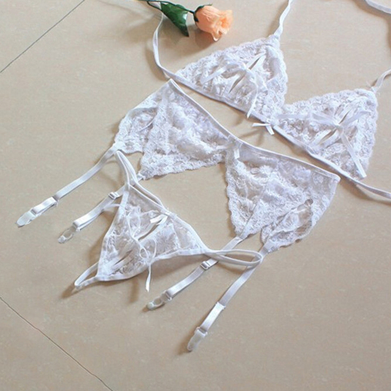 1 Set Women's Lace Lingerie, S - Sheer Bra Lace review and price