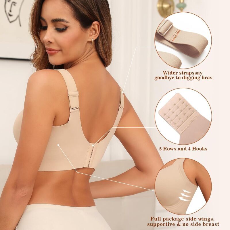 Women's Seamless Wireless Push - Mastectomy Bra Pocket review and price