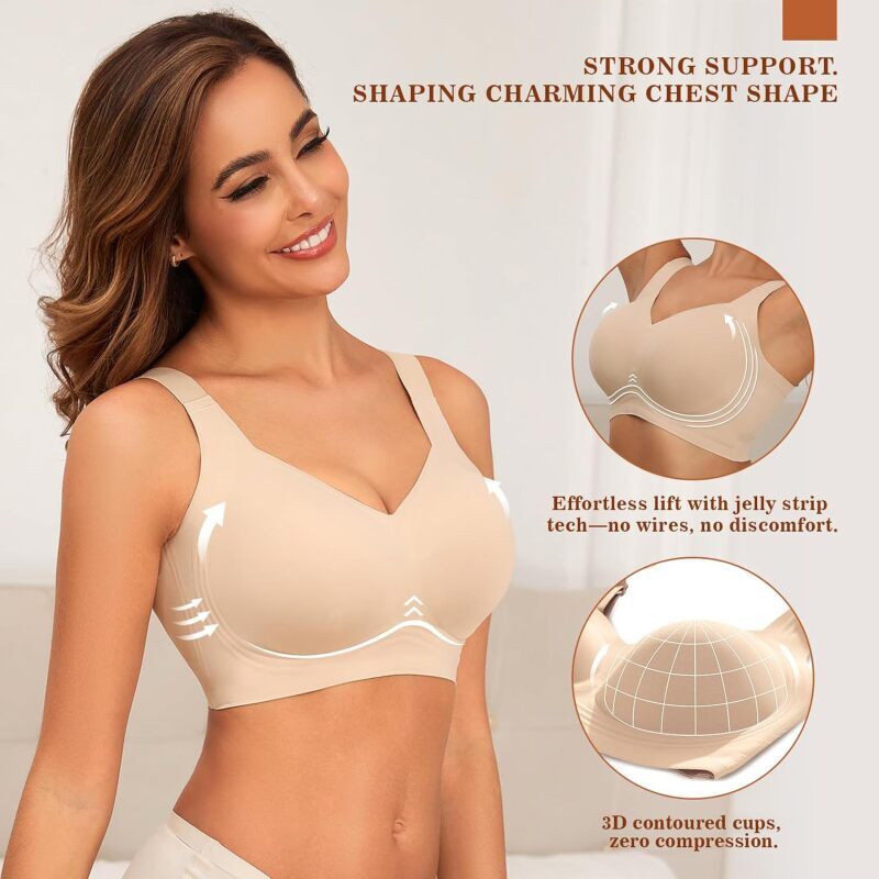 Women's Seamless Wireless Push - Mastectomy Bra Pocket review and price
